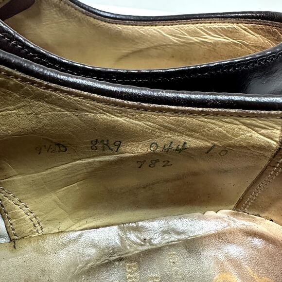 NEW HEELS Alden 782 Cap Toe Oxford Bal Color 8 Shell Cordovan Made in USA 9.5 - Picture 10 of 13